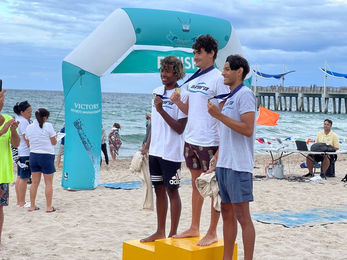 Awards ceremony — podium winners